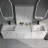 72" Bathroom Vanity Set with Resin Sinks