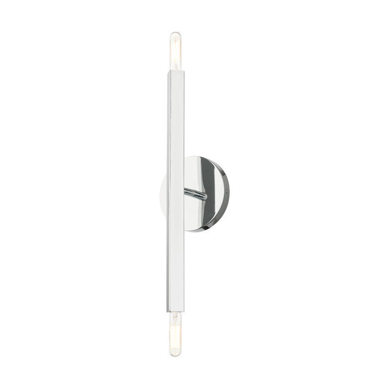 Armed Sconce, Polished Chrome
