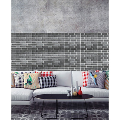 Porpora 12" x 12" Peel and Stick PVC Wall Paneling