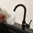 Kitchen Faucet Single Handle Stainless Steel,Commercial Single Hole Kitchen Sink Faucet,Modern One Hole Bar Sink Faucet