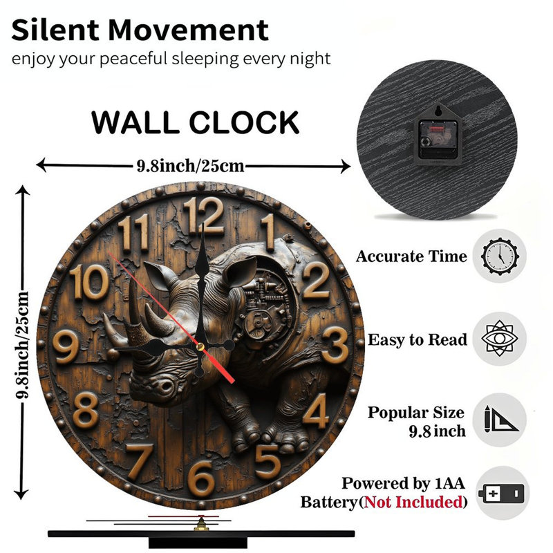 Horloge murale Rhino