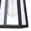 Aagje Black/Clear Plug-in Outdoor Wall Lantern