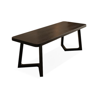 Bureau rectangulaire en bois massif