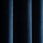 Super Thermal Blackout Matt Velour Eyelet Curtains-133726499-133726509