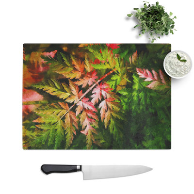 Fern Leaves Vol.2 Painting Chopping Board