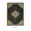 Laurel Gazia Machine Woven Polyester No Pattern Area Rug in Black-373746046