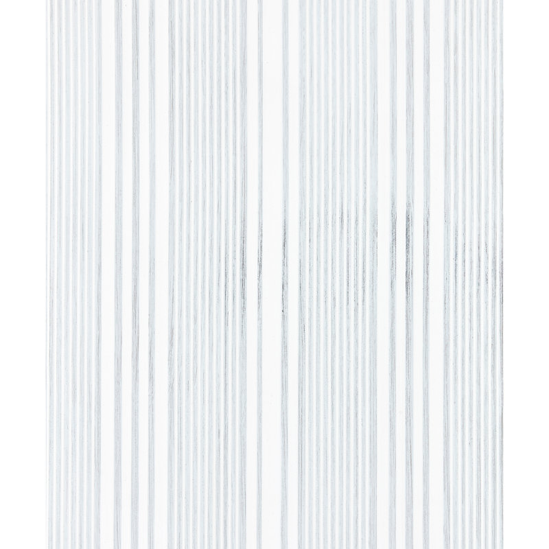 Modern Luxury Striped Metallic Wallpaper Roll, Ice