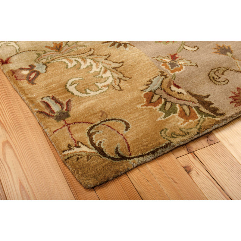 Philip Wool Floral Indoor Rug, Round 8'