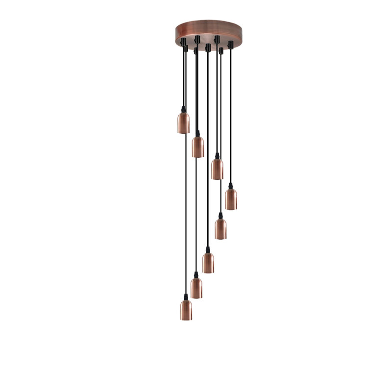 Amrane - Light Copper Cluster Pendant, Yes, 8