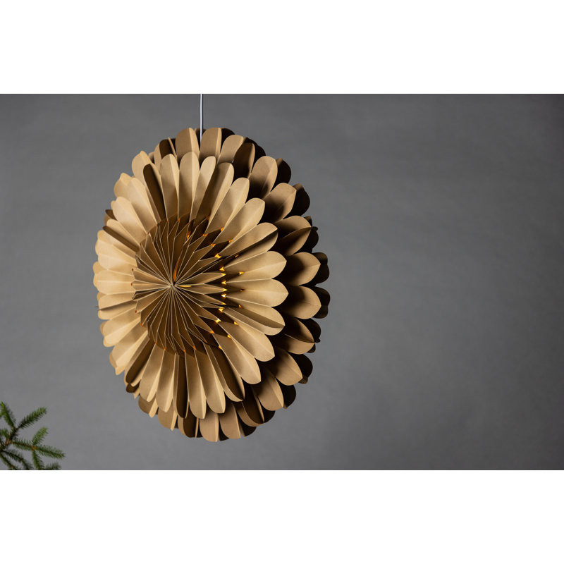 Ellent 1 - Light Geometric Pendant, Brown 