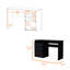 Bureau d'ordinateur San Diego, une tablette-1268180024