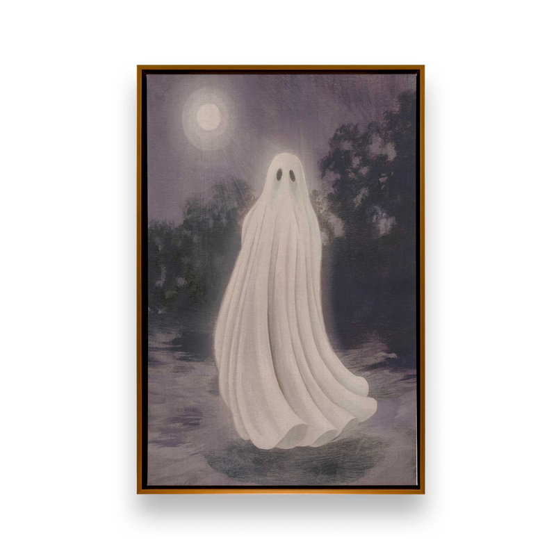 «Floating in the Forest I» par Grace Popp, reproduction d'art sur toile, H 32 po x l 48 po, Doré