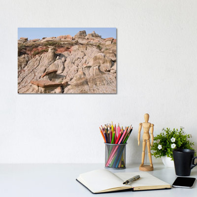 Badlands Design by Brian Wolf - Wrapped Canvas Print