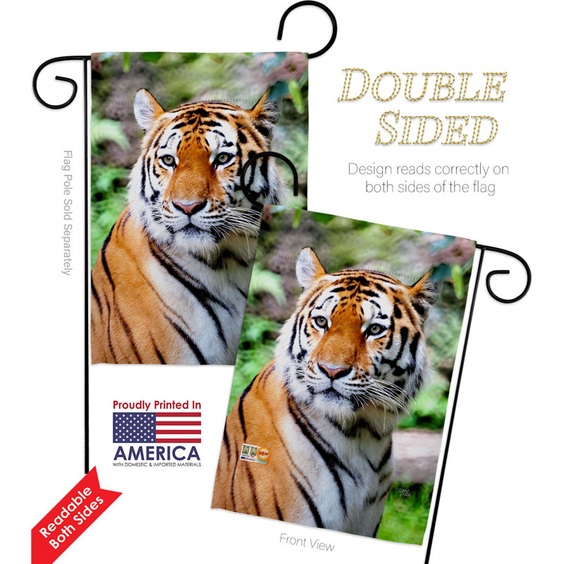 Double Sided 18.5'' H x 13'' W Polyester Animal Garden Flag
