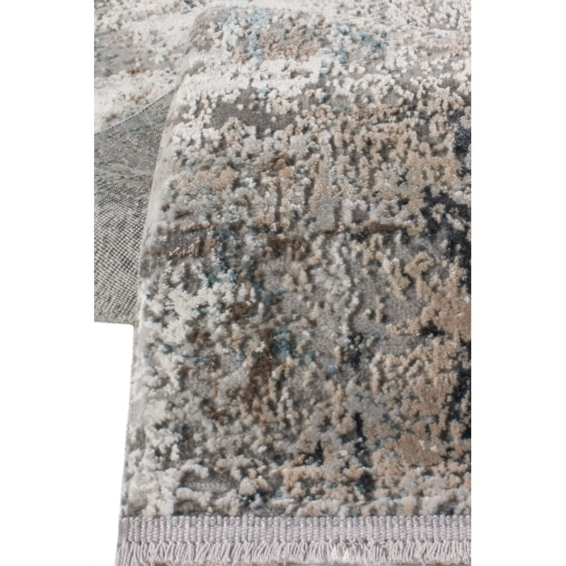 Runner Alyisha Abstract Machine Made Indoor / Outdoor Area Rug, Runner 3'11" x 11'5"