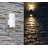 Outdoor Wall Light, Exterior Lighting - ETL Listed, 2 Light Bulbs Included, Aluminum Waterproof Wall Mount Cylinder Design - Up Down Light Fixture For Porch, Backyard And Patio-106633557