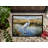 Snowy Egret in Coastal Marshes Doormat-142918459