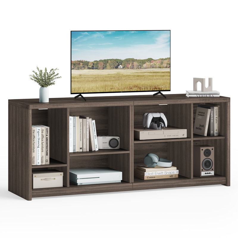 Tv Cabinet With Storage Shelves, Brown