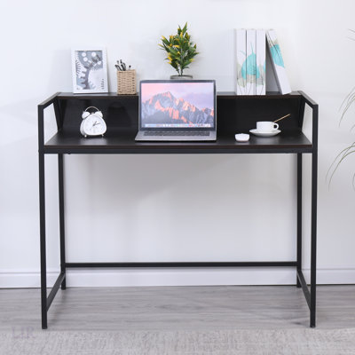 Black Console Table, Narrow Modern Entryway Table For Small Spaces, Ideal For Living Room, Foyer, And Hallway