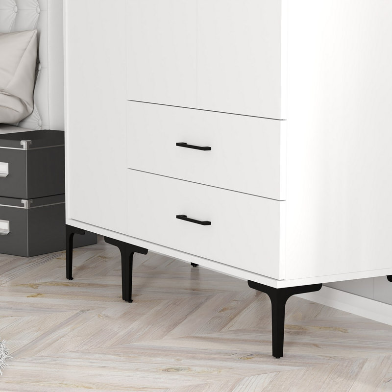 Armoire Ayreanna, Blanc