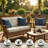 Outdoor Square Throw Pillow Set-138745252