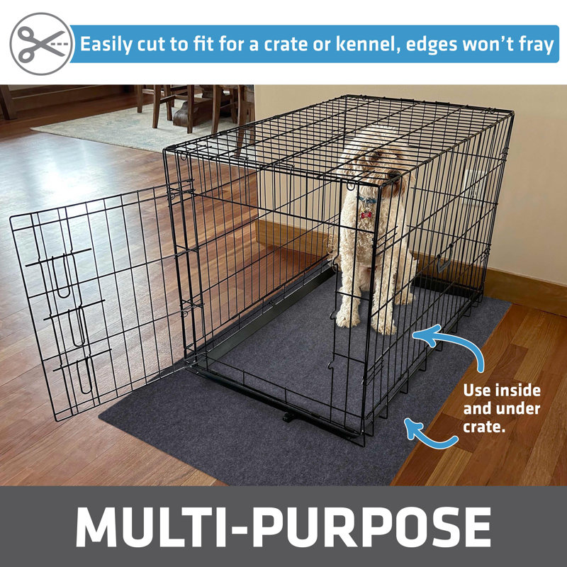 Drymate Charcoal Extra Large Waterproof Dog Playpen Mat