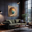 Art mural en verre trempé Layer of Aeon-970463225