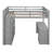 Harmonie 5 Drawer Loft Bed with Built-in-Desk and Bookcase by Harriet Bee-1558337495-1558337489