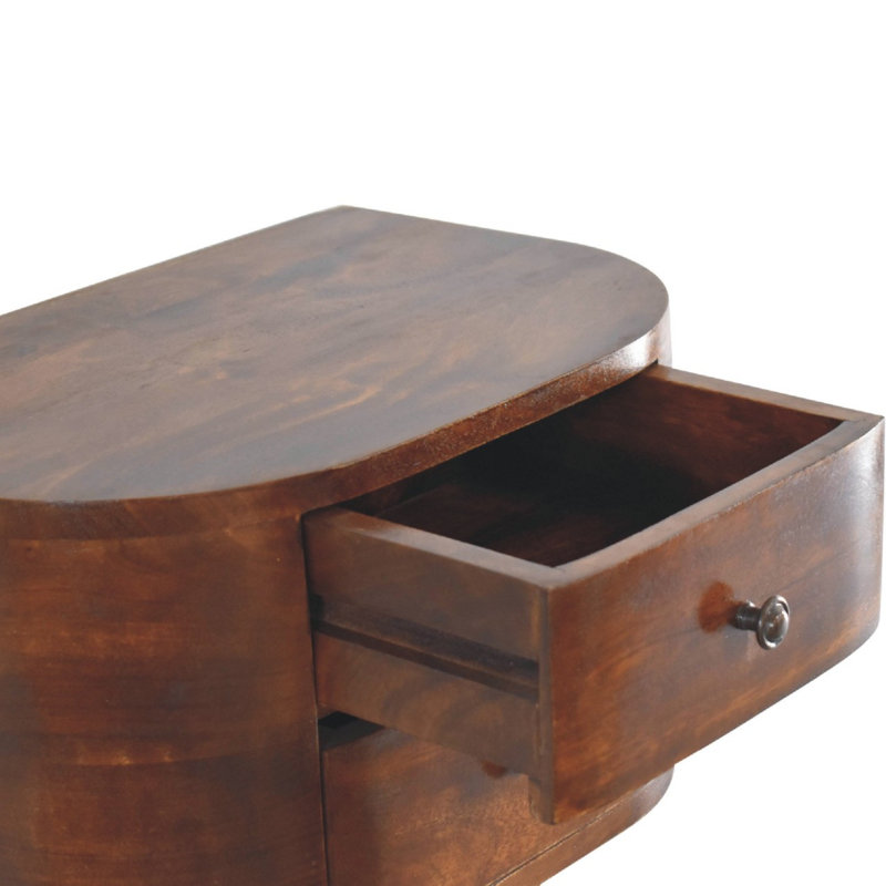 45cm W Solid Wood Bedside Table
