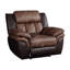 Fauteuil inclinable Jaylen caramel et espresso