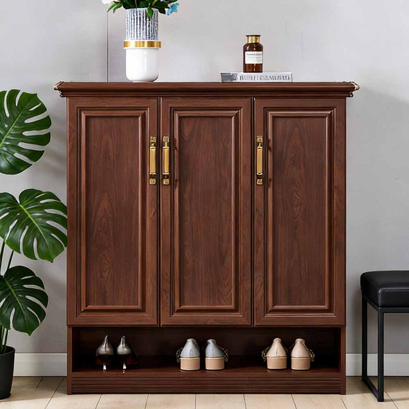 New Chinese style large-capacity shoe cabinet, 39.37" H x 43.31" W x 13.98" D