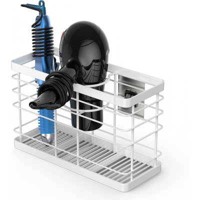 Rangement pour outils de cheveux, supports en fer à friser, panier de rangement pour salle de bain