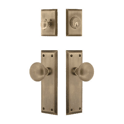 Nostalgic Warehouse New York Entry Set with New York Knob