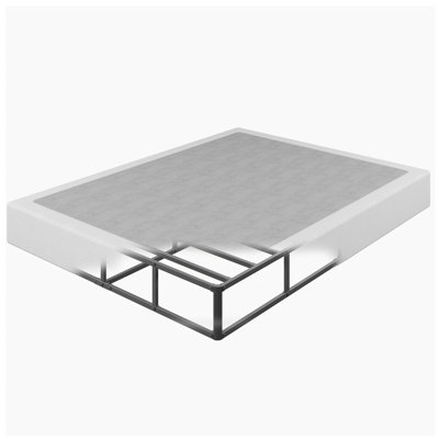 1500lb Heavy Duty metal box spring - 6-inch king box spring ,Noise-Free Mattress Foundation with Removable Washable Cover, Tool-Free Assembly