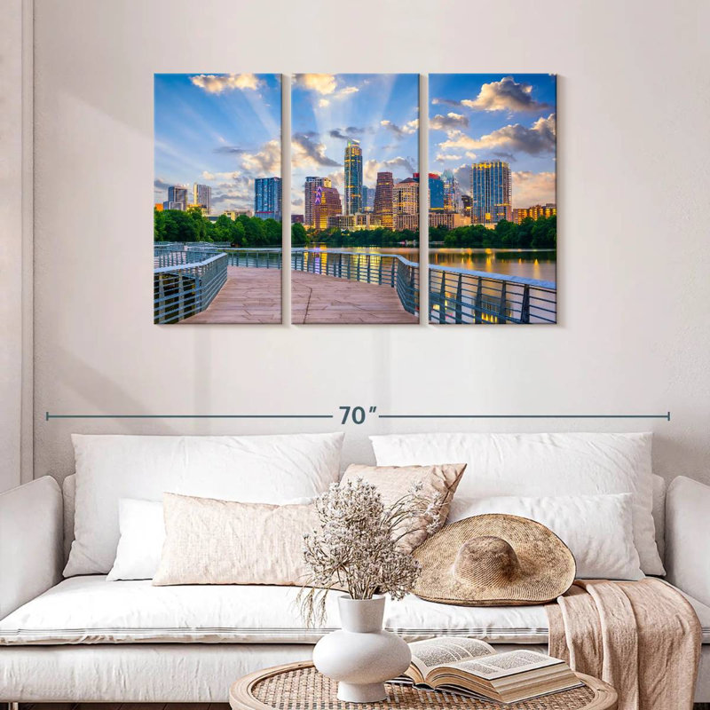 Passerelle Sireci Austin, H 28 po x l 45 po