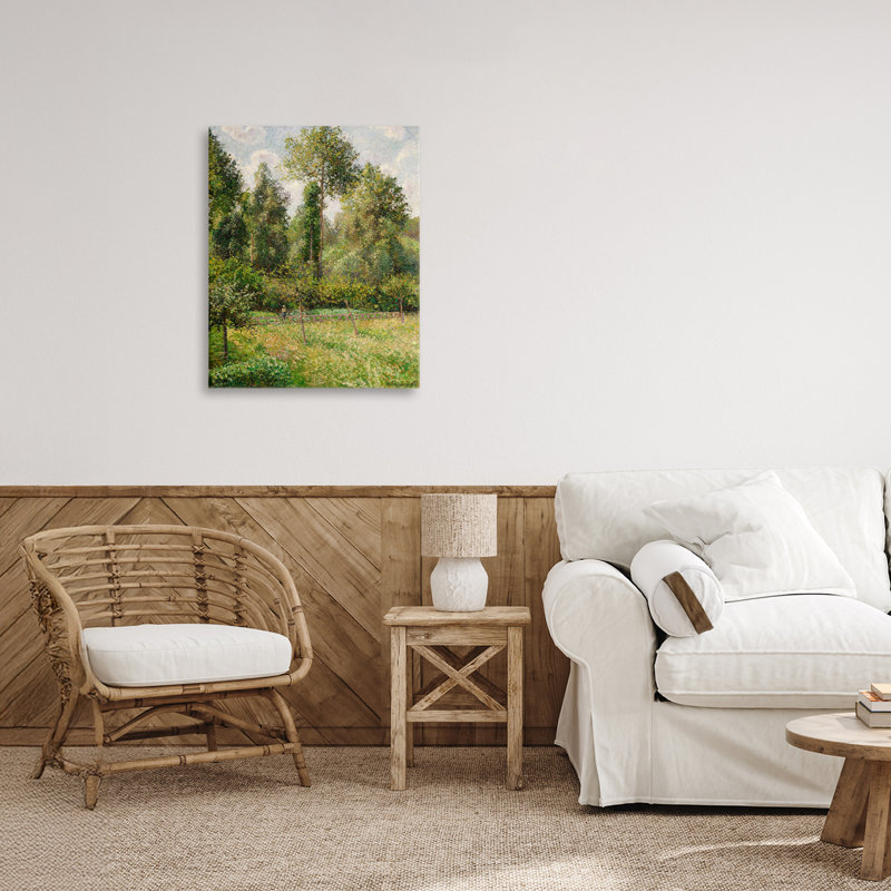 Poplars Classic Landscape Canvas, conception par Camille Pissarro, H 20 po x l 16 po