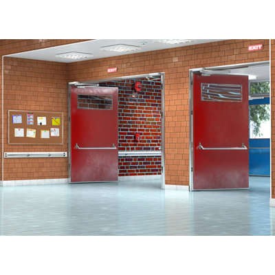 Wall Mounted Bulletin Board -  AARCO, OB1824