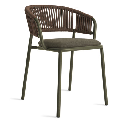 Mate Premium All-Weather Wicker Outdoor Dining Armchair with Sunbrella® Cushion