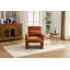 Fauteuil d'appoint moderne, fauteuil de salle à manger en tissu Boucle-1974118115