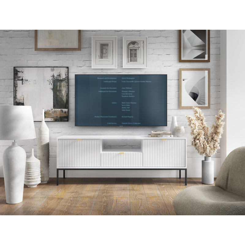 Leveta Unfinished TV Stand for TVs up to 88"