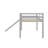 Multifunctional Twin Loft Bed Comes With A Slide-785332543