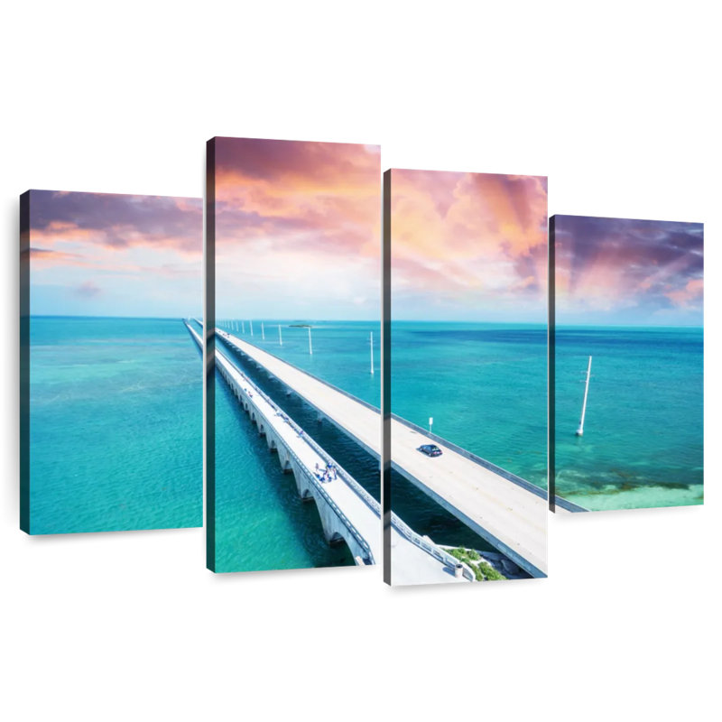 Lilie Scenic Seven Mile Bridge, Floride, H 42 po x l 68 po