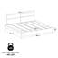 ZEN OMEGA - Lit plateforme avec tête de lit - Assemblage facile, aucun sommier requis-703770919-683407691