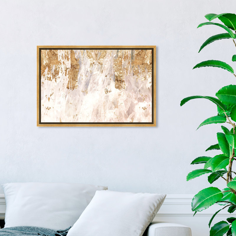 Lumière d’étoile-impression d’art graphique sur toile, H 16 po x l 24 po, Or