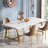 Baeumel 70.87'' Rectangle Dining Table for 6-8, Wood Kitchen Table with Strong Metal Frame-329724727
