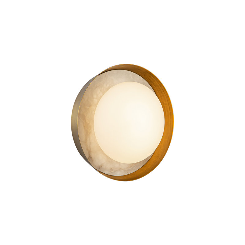 Alonso 1 - Light Bath Sconce, Vintage Brass
