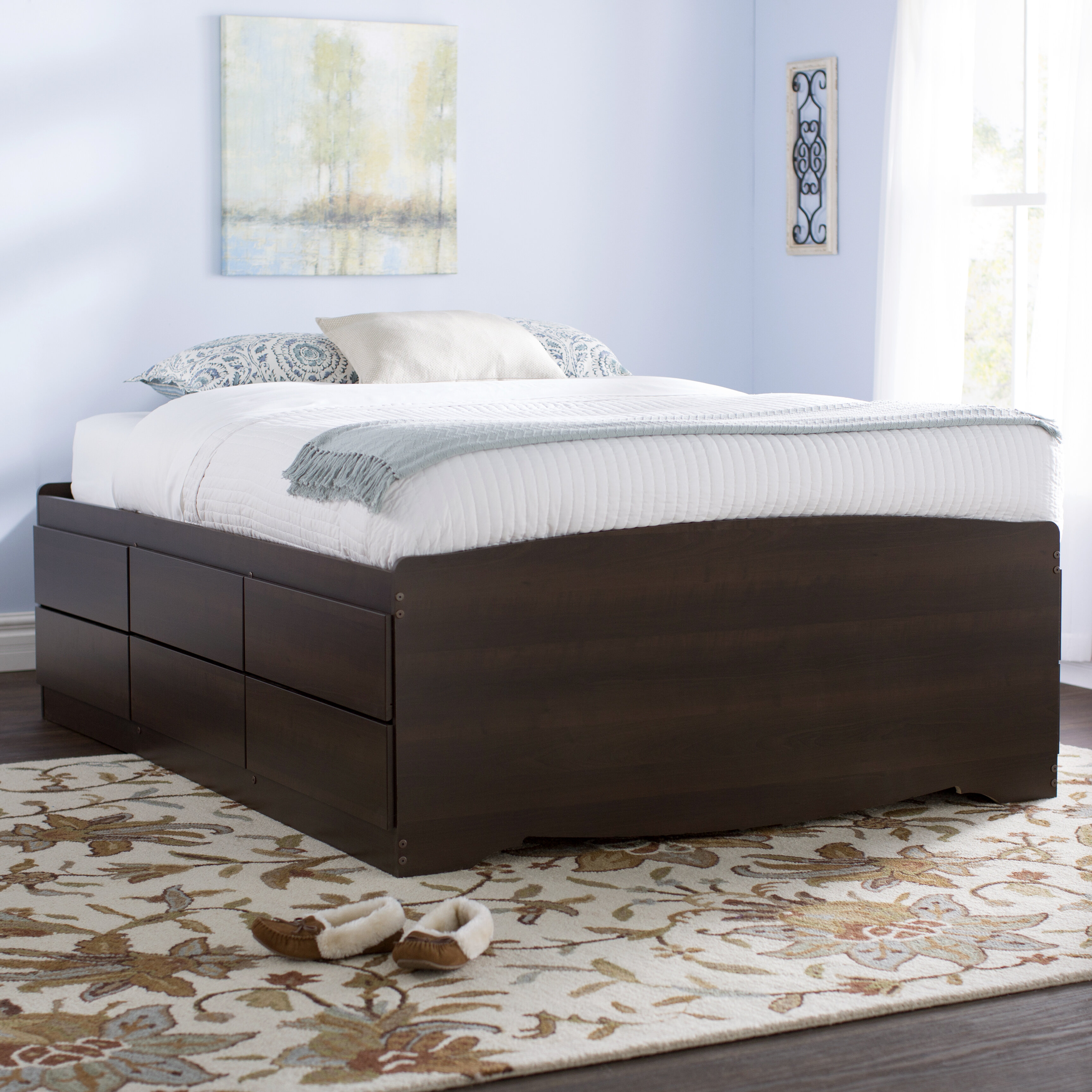 Nolanville storage store platform bed