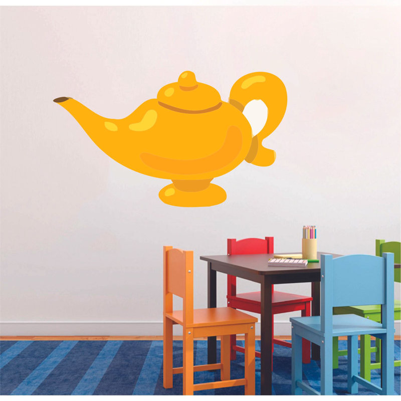 Décalcomanie murale mignonne feu de dragon, H 20 po x l 40 po