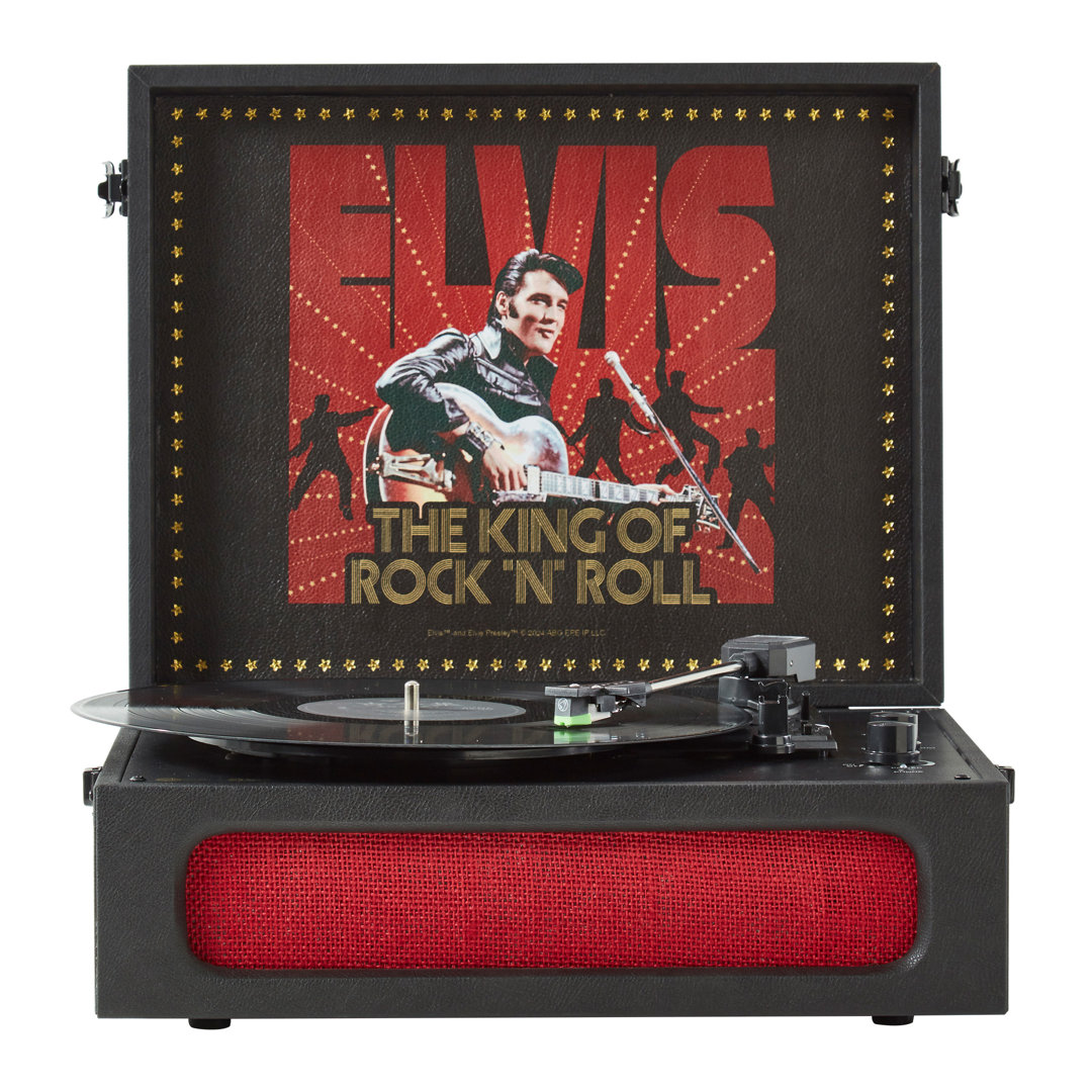 Arkrocket X Elvis Bluetooth Protable Record Player - Elvis Presley '68 Arkrocket Audio