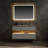 Lumino 48'' Modern Wall Mounted Single Bathroom Vanity with Engineered Stone Top and Light-1779919237
